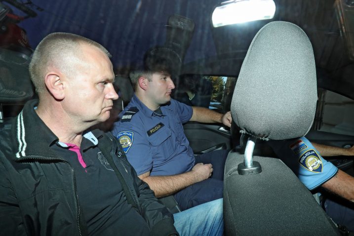 Privođenje Blaža Curića / snimio Sanjin Strukić