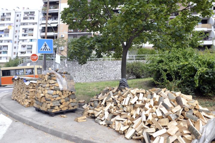 Ogrjevnog drva na tržištu je malo – tvrde dobavljači / Snimio Vedran KARUZA