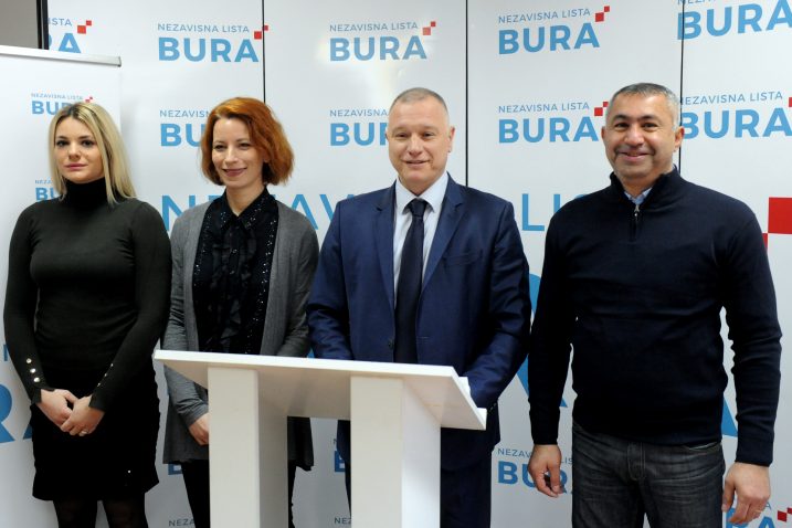 Mia Bjelkanović Zunić, Milena Žitnić, Hrvoje Burić i Šemsi Beljulji / Snimio Marko GRACIN