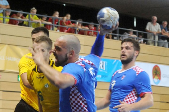 Hrvatski rukometaši do pobjede su stigli u zadnjim trenucima susreta/M. GRACIN