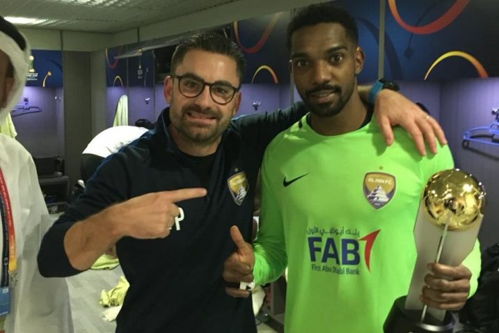 Marin Polonijo i vratar Al Aina Khalid Eisa