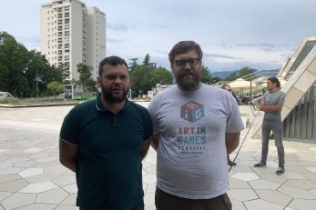 Akcija mladih, Bojan Kurelić i Vedran Vivoda / Foto: B. ČALUŠIĆ