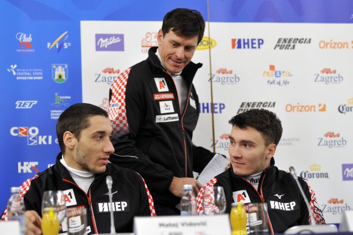 Matej Vidović,Ivica Kostelić i Istok Rodeš/D. KOVAČEVIĆ