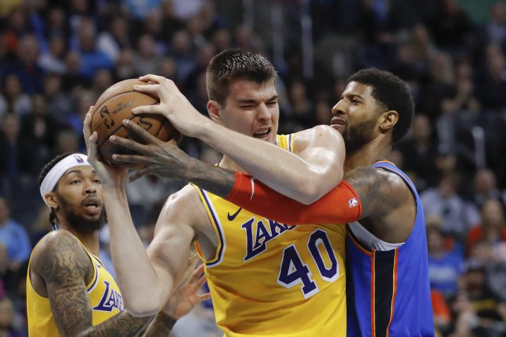 Ivica Zubac (LA Lakers)/Foto REUTERS