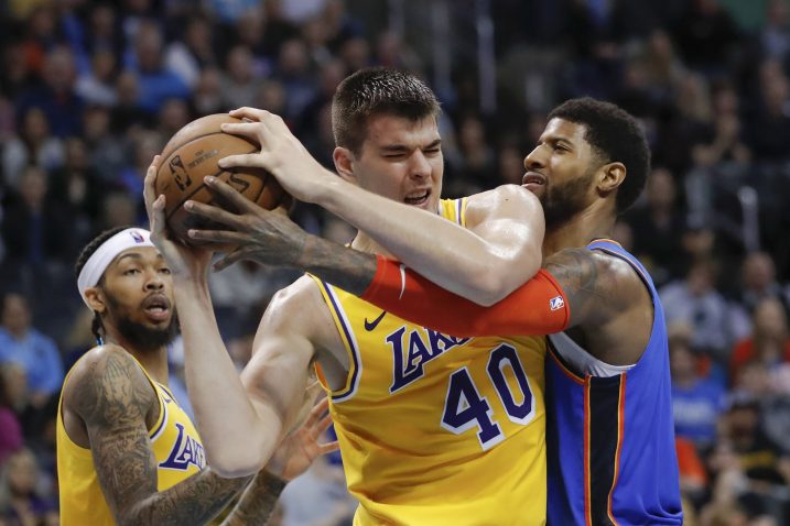 Ivica Zubac (LA Lakers)/Foto REUTERS