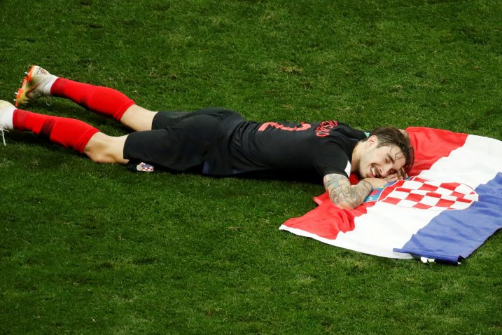 Šime Vrsaljko i suigrači odveli su nogometnu reprezentaciju do finala SP-a/Foto REUTERS