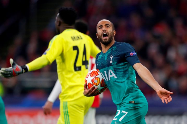 Lucas Moura (Tottenham)/Foto REUTERS