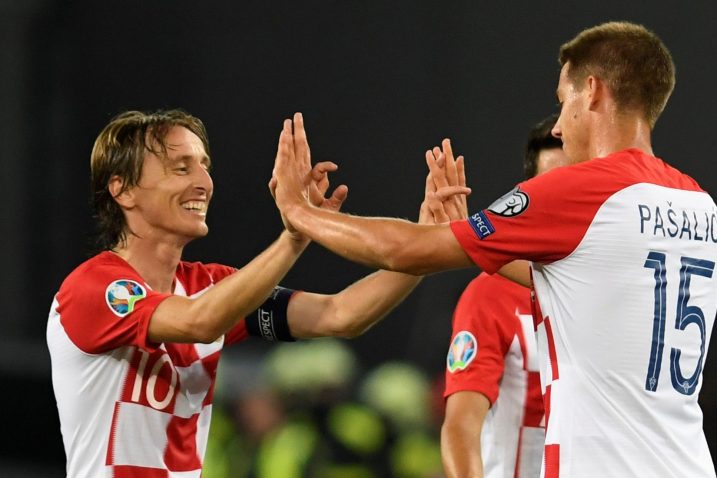 Luka Modrić i Mario Pašalić/Foto REUTERS