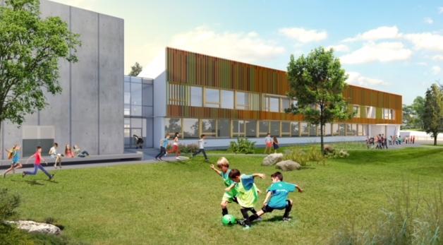 Simulacija izgleda škole u Dražicama nakon obnove