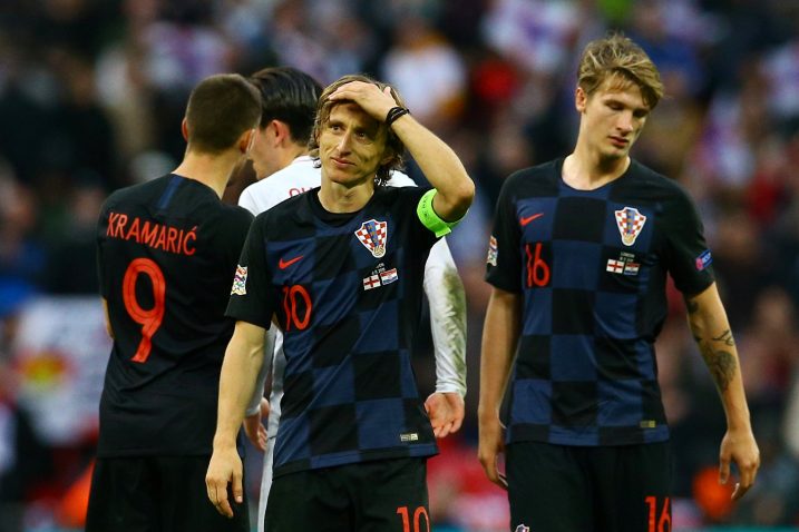 Luka Modrić i Tin Jedvaj/Foto REUTERS