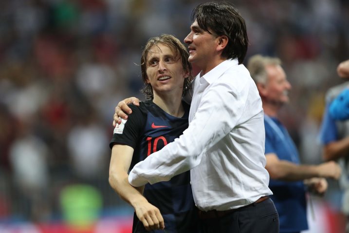 Luka Modrić i Zlatko Dalić/Foto REUTERS