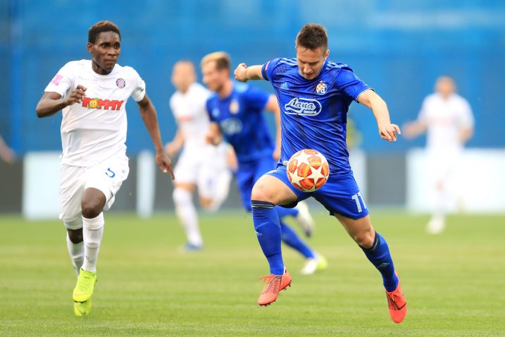 Hamza Barry (Hajduk) i Mario Gavranović (Dinamo)/Foto PIXSELL