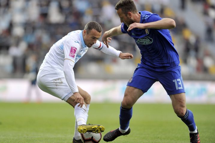 Zoran Kvržić (Rijeka) i Amir Rrahmani (Dinamo)/Foto R. BRMALJ