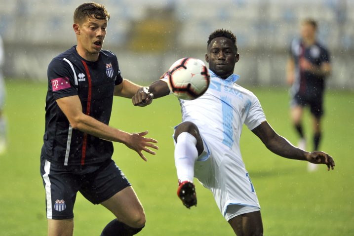 Maxwell Acosty tijekom ogleda s Rudešom/V. KARUZA