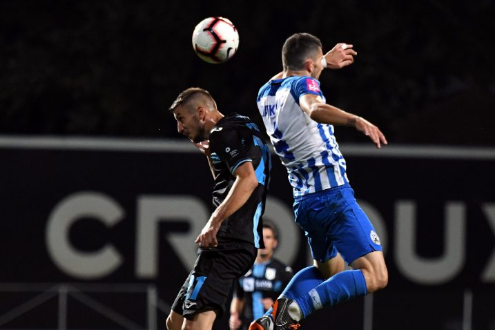 Jakov Puljić (Rijeka) i Toni Datković (Lokomotiva)/D. LOVROVIĆ