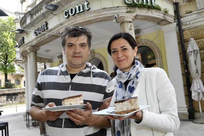 Svetozar Nilović Tozo i Tea Perinčić / Snimio S. JEŽINA / NL arhiva