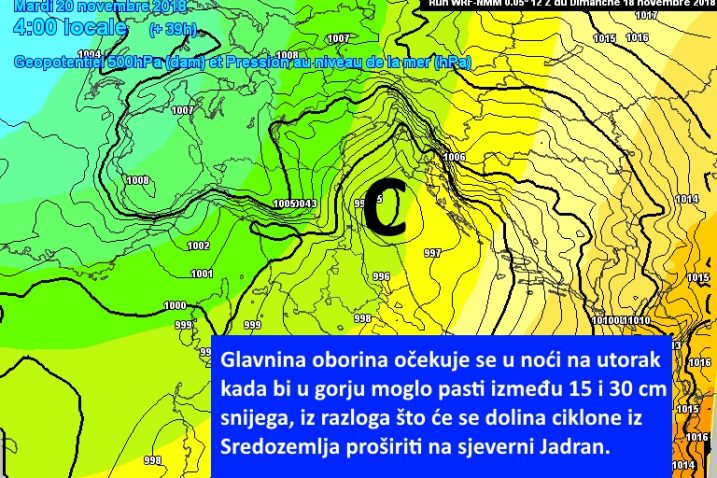 Ilustracija Rimeteo/meteociel.fr