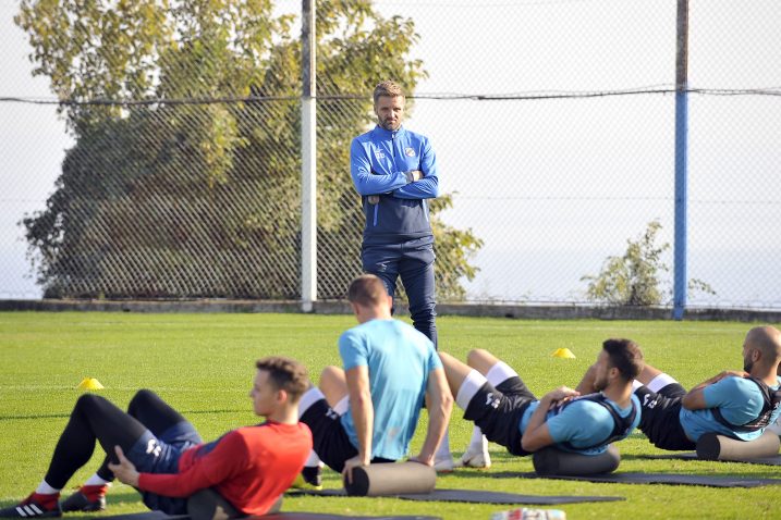 Igor Bišćan na prvom treningu/V. KARUZA