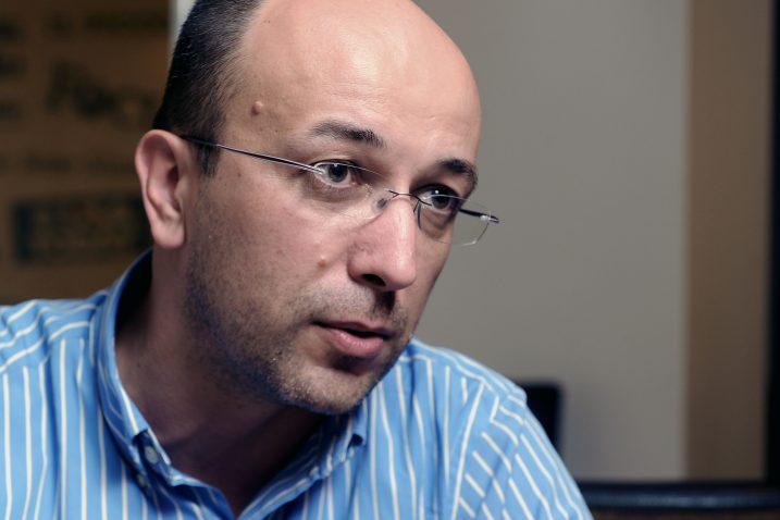 Krešimir Macan je nakon projekcije filma kazao kako je uvjeren da će Trump dobiti i drugi mandat / Snimio Ognjen ALUJEVIĆ / NL arhiva