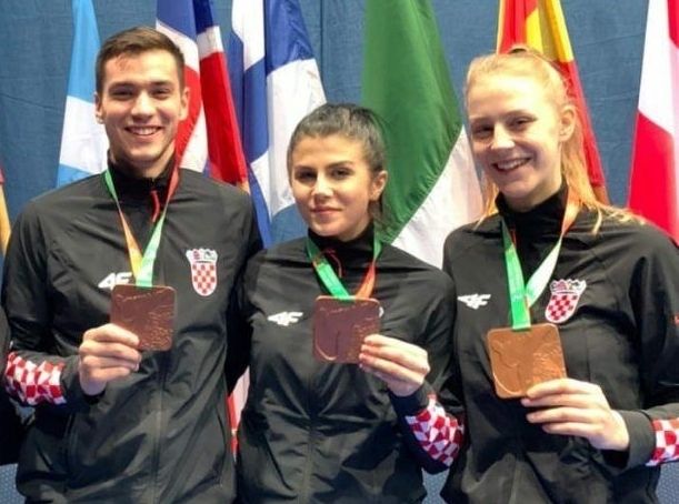 Renato Rešetar, Laura Fučik i Lea Vukoja