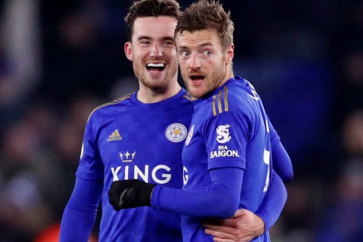 Jamie Vardy i Ben Chilwell (Leicester City)/Foto REUTERS