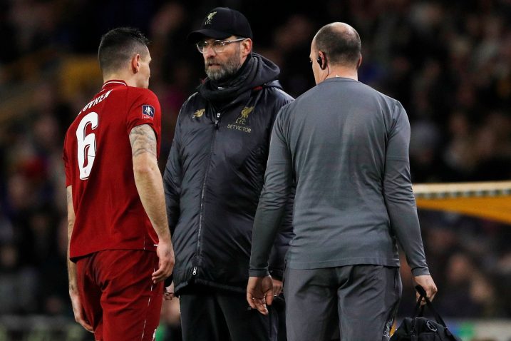 Dejan Lovren i Jurgen Klopp/Foto REUTERS