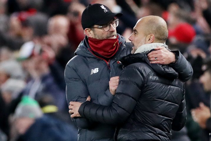 Jurgen Klopp i Pep Guardiola/Foto REUTERS