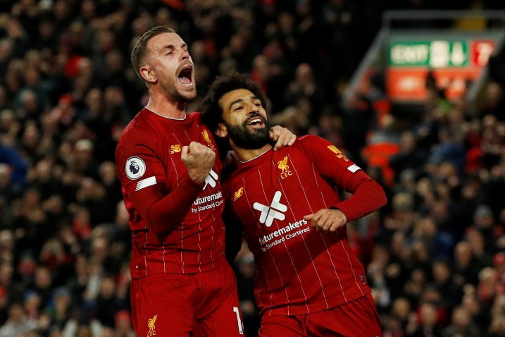 Jordan Henderson i Mohamed Salah (Liverpool)/Foto REUTERS