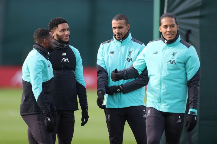 Georginio Wijnaldum, Joe Gomez, Joel Matip i Virgil van Dijk/Foto REUTERS