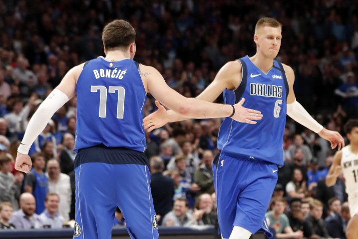 Luka Dončić i Kristaps Porzingis/Foto REUTERS