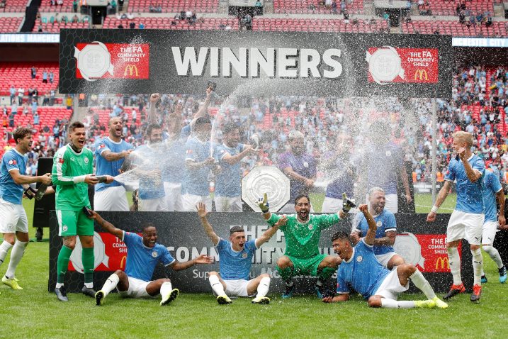 Nogometaši Manchester Cityja s prvim trofejom u novoj sezoni/Foto REUTERS