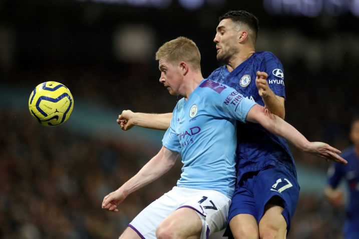 Kevin De Bruyne (Man. City) i Mateo Kovačić (Chelsea)/Foto REUTERS