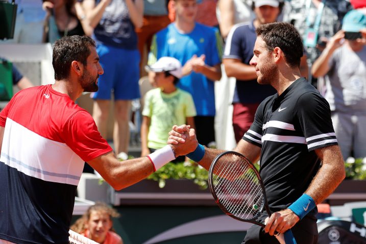 Marin Čilić i Juan Martin del Potro / REUTERS