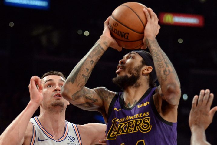 Mario Hezonja (New York Knicks) i Brandon Ingram (LA Lakers)/Foto REUTERS