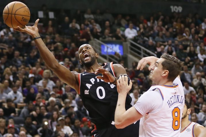 CJ Miles (Toronto) i Mario Hezonja  (NY Knicks)/Foto REUTERS