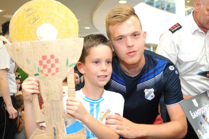Matej Šantek svojevremeno je trenirao i s prvom momčadi Rijeke/Foto Arhiva NL