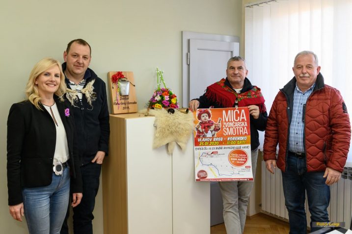 Eni Šebalj, Mauro Viskočil, Robert Šepić i Boris Babić najavili su Miću zvončarsku smotru / Foto Luigi
