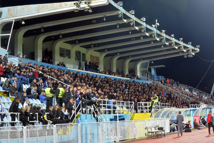 Ispunjena centralna tribina stadion na Kantridi/D. ŠKOMRLJ