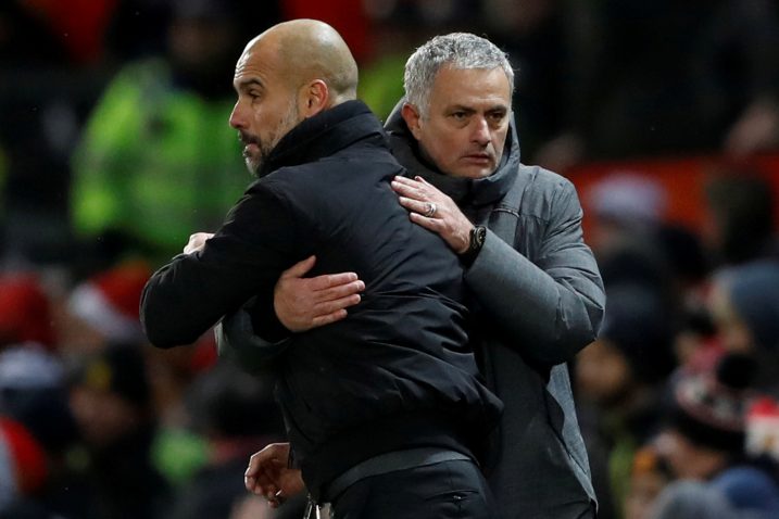 Pep Guardiola i Jose Mourinho/Foto REUTERS