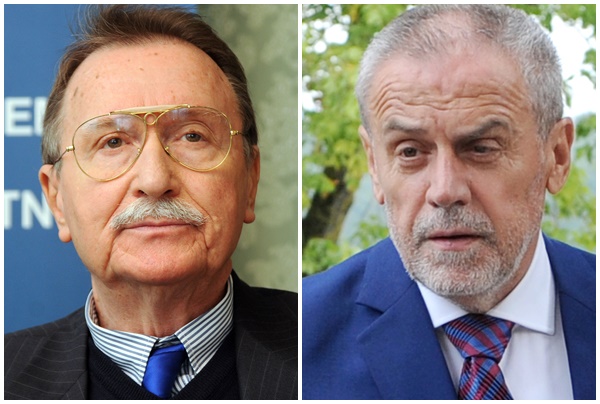 Akademik Vladimir Neidhardt, zagrebački gradonačelnik Milan Bandić / Foto: Novi list
