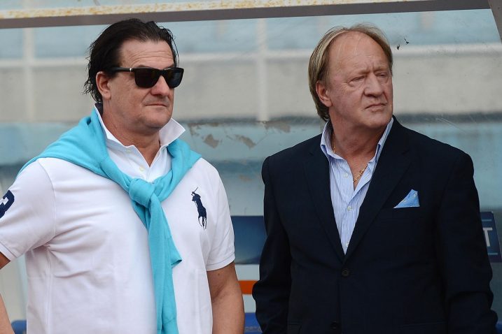 Damir Mišković i sportski direktor Srećko Juričić nemaju razlogra za zadovoljstvo/I. TOMIĆ