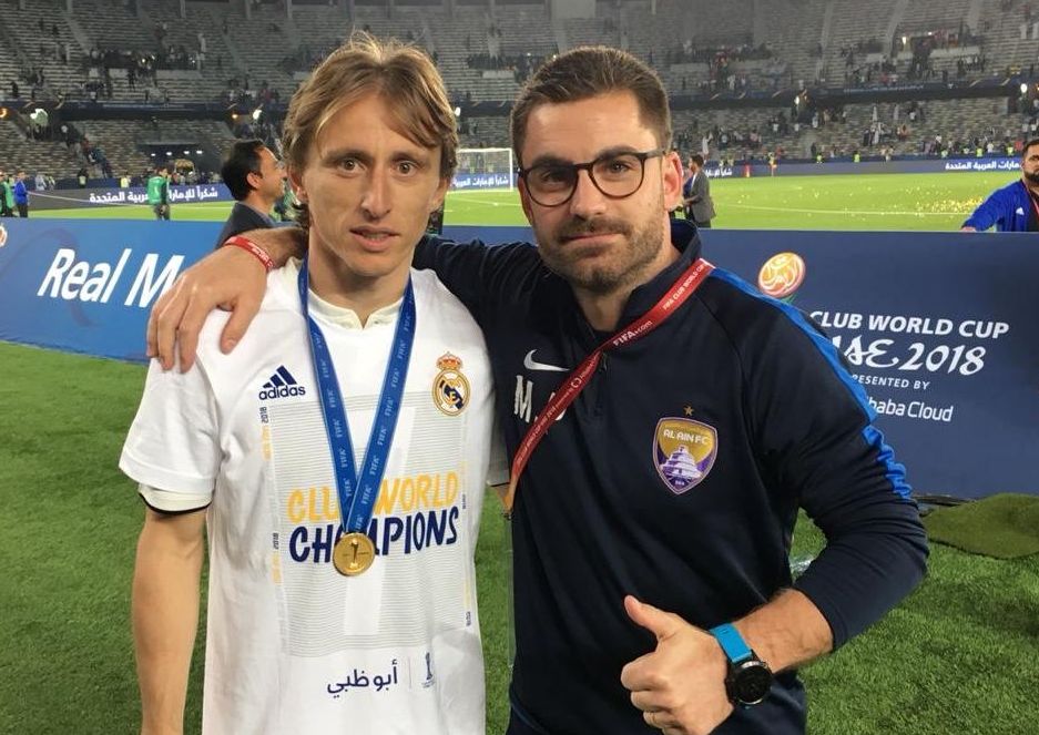 Luka Modrić i Marin Polonijo nakon nedavnog finala klupskog SP-a