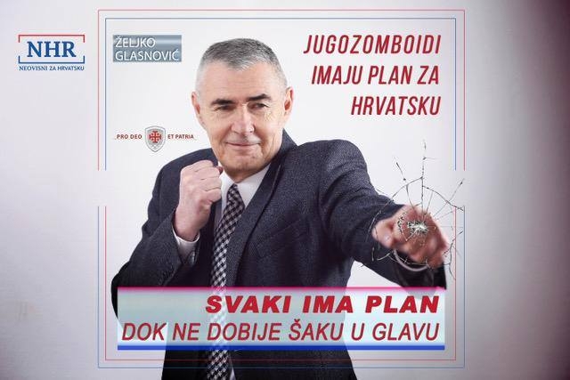 Plakat generala Glasnović