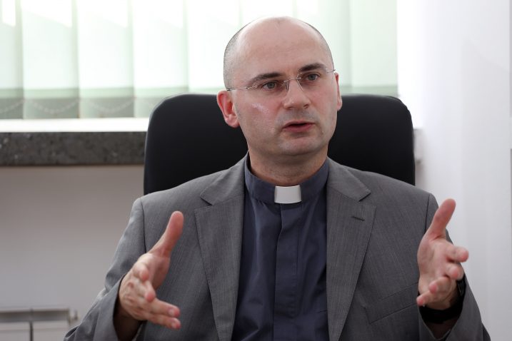 Ravnatelj Prve katoličke osnovne škole Vinko Mamić / Foto Ž. BAŠIĆ/PIXSELL