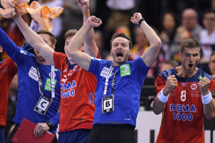 Christian Berge, izbornik Danske slavi prolaz u finale/Foto REUTERS
