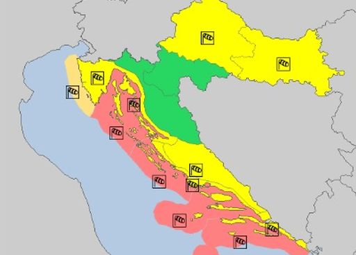 Screenshot Meteoalarm