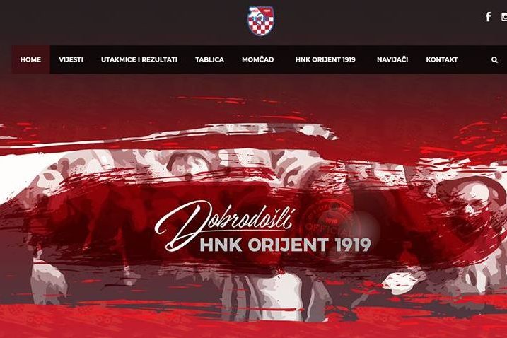 Sučelje novih internet stranica Orijenta 1919