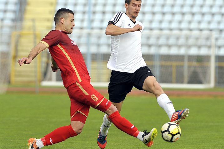 Antonio Pejanović (Opatija) zabio je treći pogodak u Bjelovaru/Foto Arhiva NL