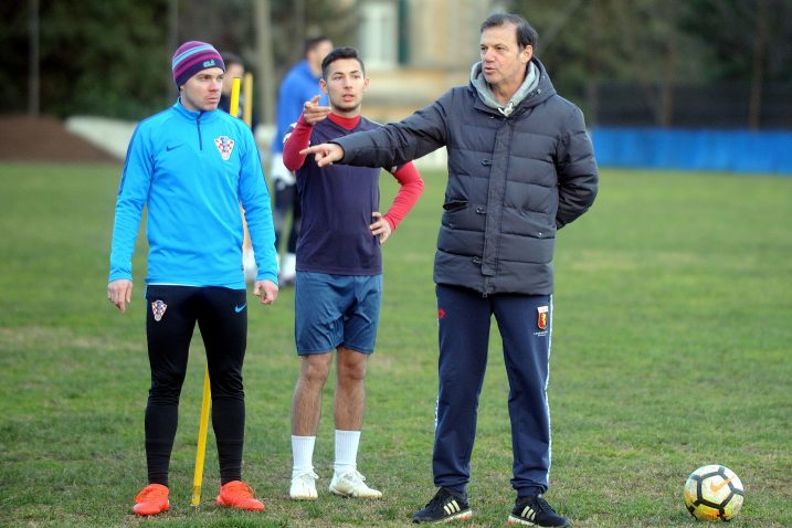 Marko Krešić, Redžep Redžepi i trener Opatijaca Zoran Bogolin/Foto Arhiva NL