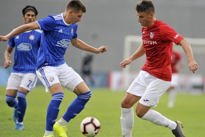 Mateo Monjac (desno) je imao prilika u prvom poluvremenu/Foto Arhiva NL